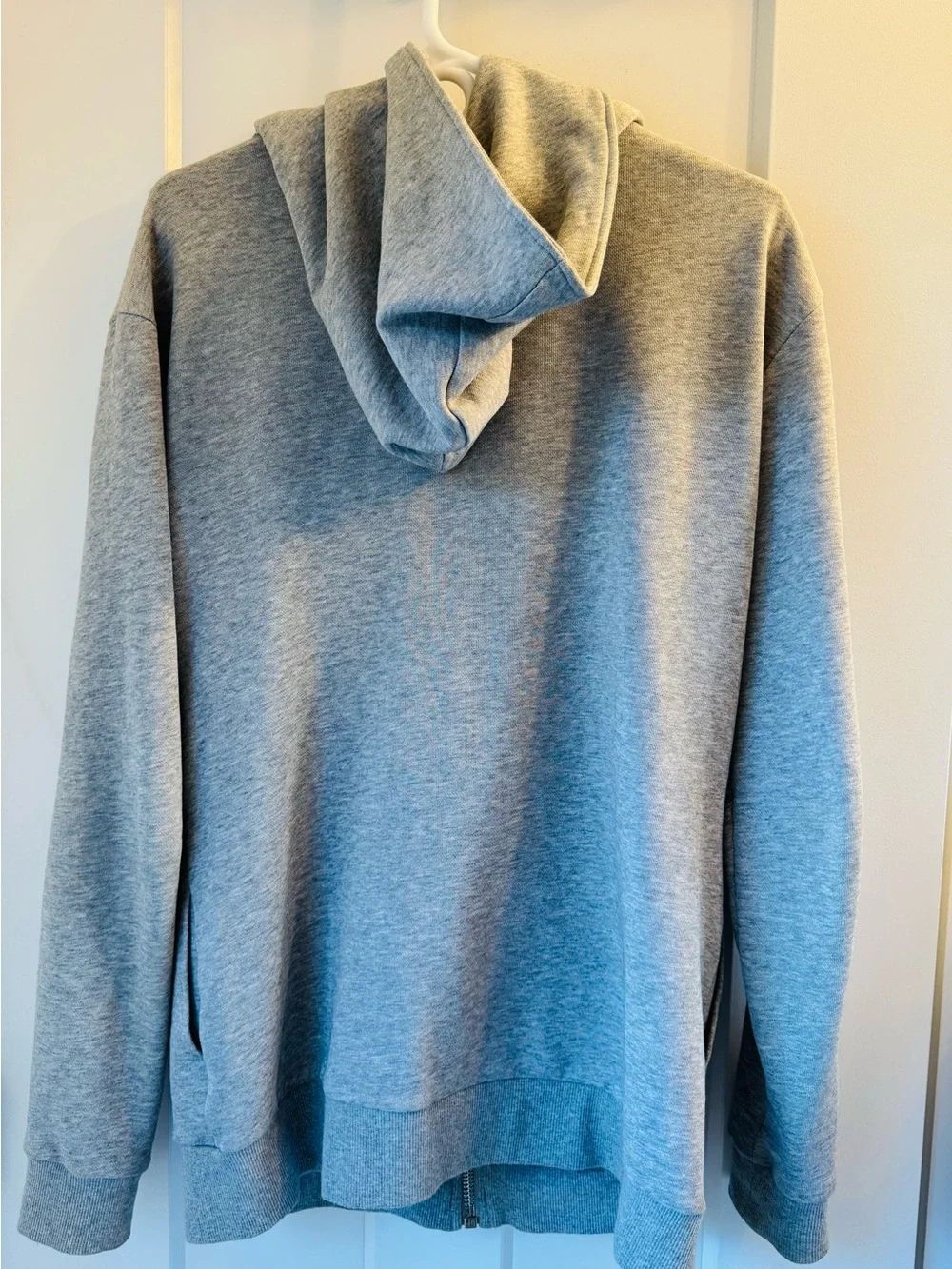 Body Engineers Men's Hooded Sweater Jacket - Light Grey
